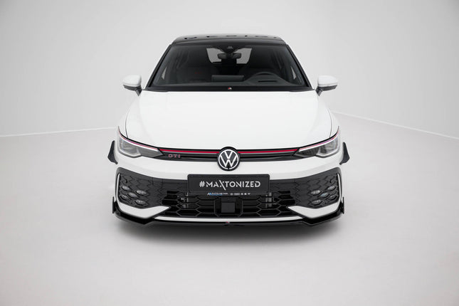 Frontsplitter V.3 med flaps för VW Golf GTI/GTE/R-Line MK8 Facelift