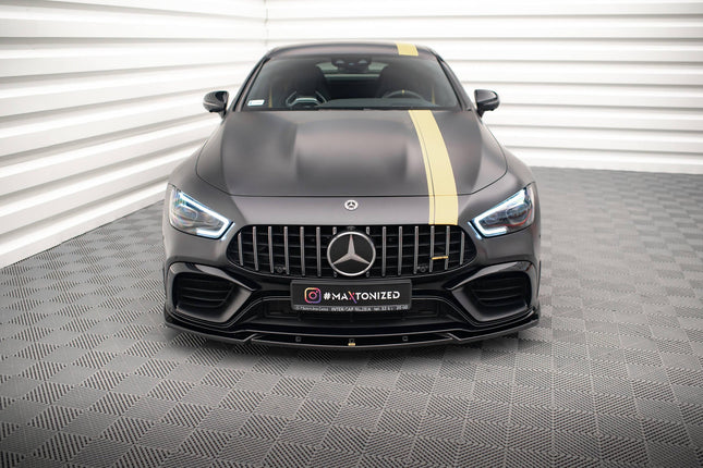 Frontsplitter V.3 för Mercedes GT 63S 4-dörrars Coupé Aero X290