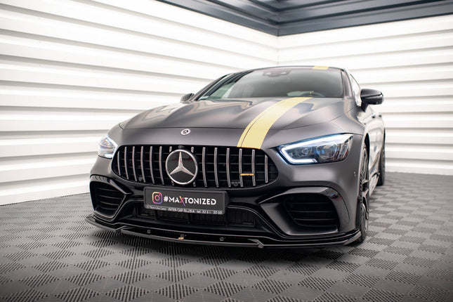 Frontsplitter V.3 för Mercedes GT 63S 4-dörrars Coupé Aero X290