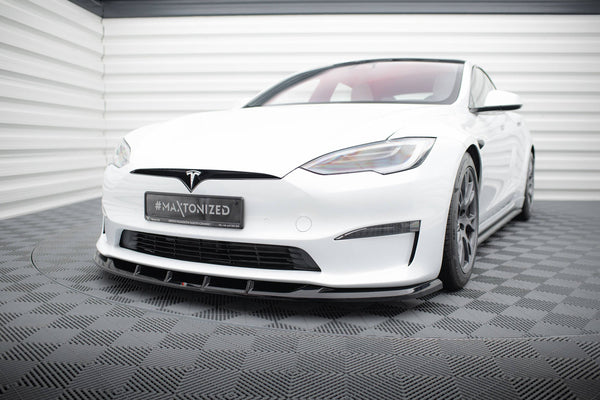 Frontsplitter V.3 för Tesla Model S Plaid MK1 Facelift