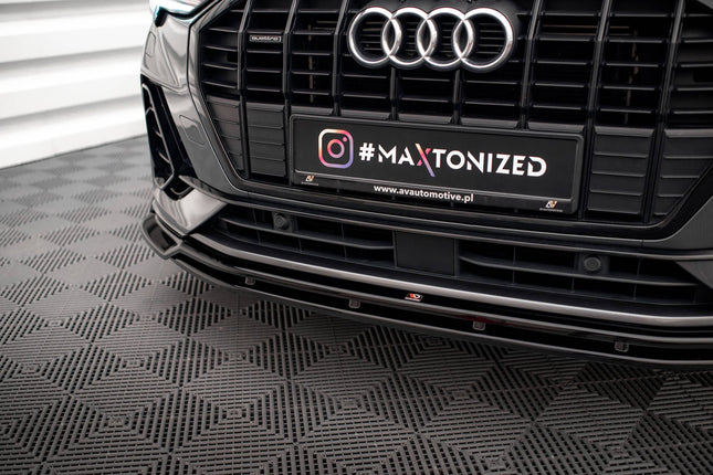 Frontsplitter V.4 för Audi Q3 Sportback/SUV S-Line F3