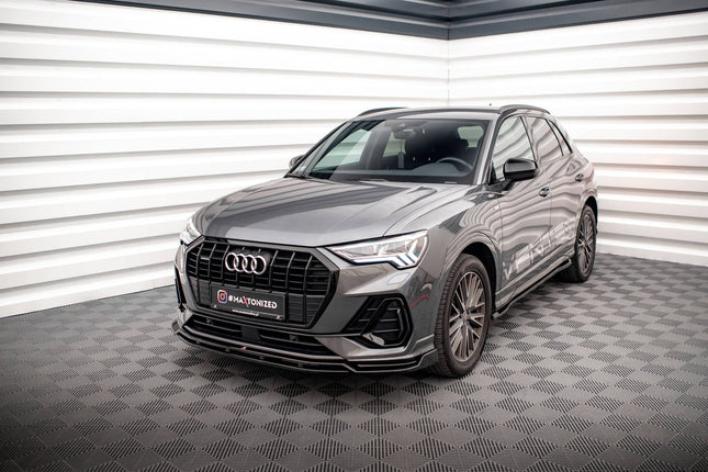 Frontsplitter V.4 för Audi Q3 Sportback/SUV S-Line F3