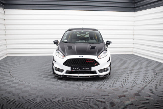 Frontsplitter V.6 med flaps för Ford Fiesta ST MK7 Facelift