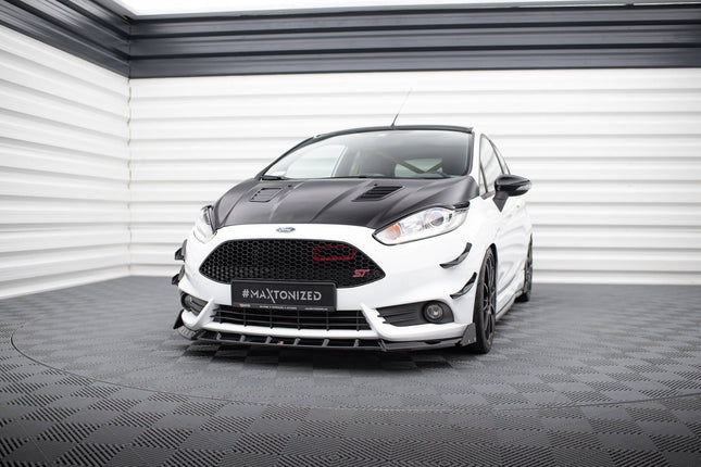 Frontsplitter V.6 med flaps för Ford Fiesta ST MK7 Facelift