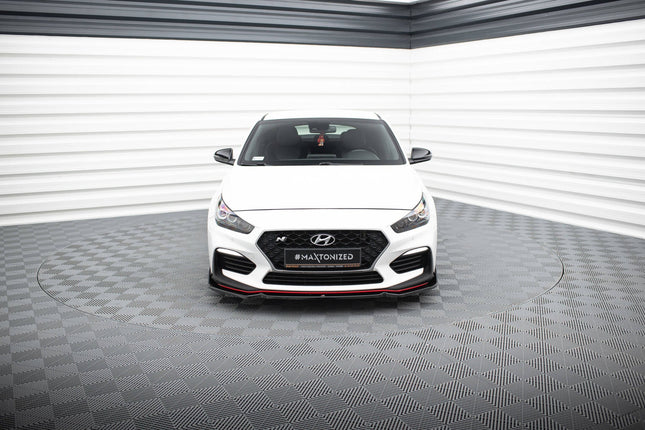 Frontsplitter V.6 med flaps för Hyundai I30 N MK3 Hatchback/Fastback