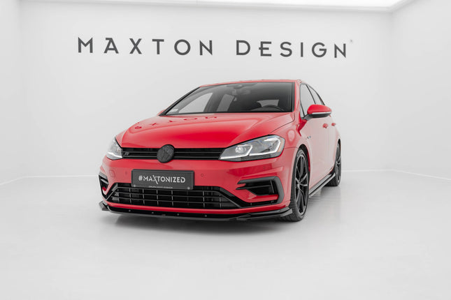 Frontsplitter V.9 för VW Golf R/R-Line MK7 Facelift