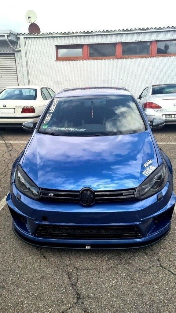Frontsplitter för VW Golf VI (för R400-stötfångare)