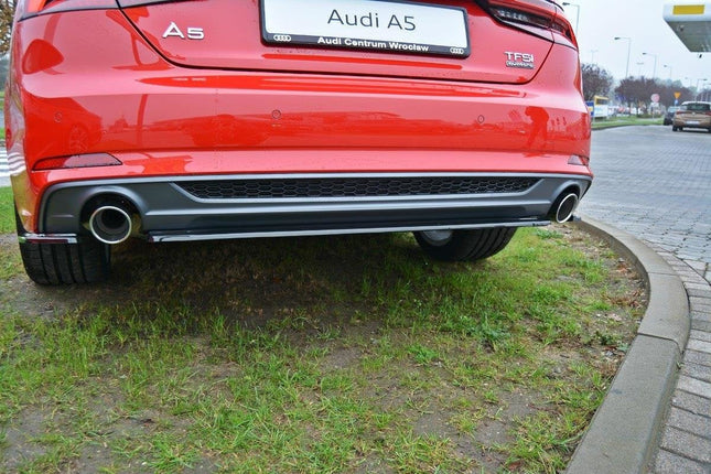 Bakre splitter (diffuser) utan vertikala stag för Audi A5 F5 S-Line