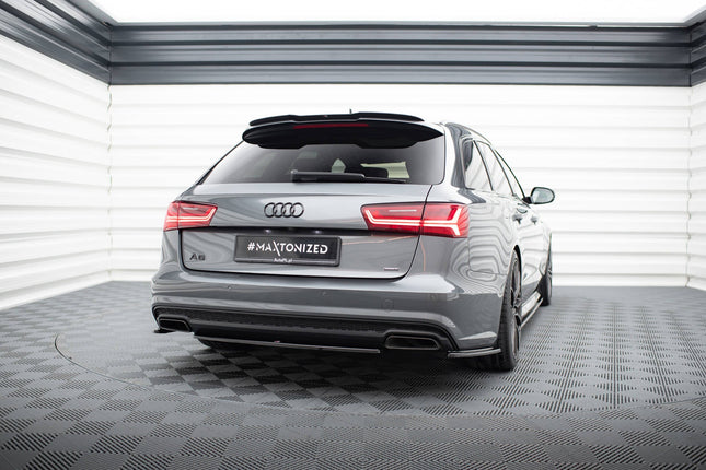 Bakre splitter (diffuser) för Audi A6/A6 C7 S-Line/S6 C7 Facelift