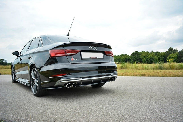Bakre splitter (diffuser) för Audi S3 8V Facelift Hatchback/Sportback/Sedan