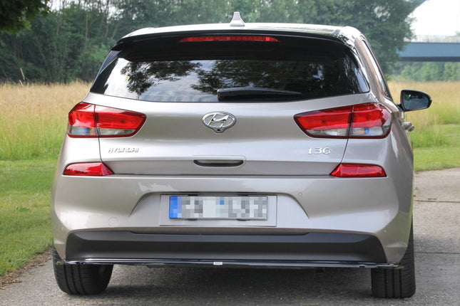 Bakre splitter (diffuser) utan vertikala stag för Hyundai I30 MK3 Hatchback