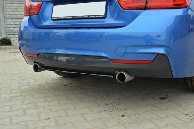 Bakre splitter (diffuser) utan vertikala stag för BMW 4-serie M-Paket F32/F36/F33