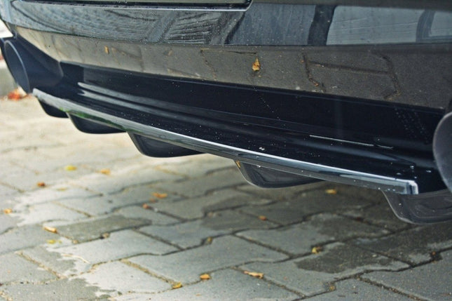 Bakre splitter (diffuser) för BMW 5-serie M-Paket F10/F11 (för två dubbla ändrör)