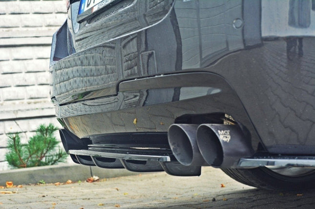 Bakre splitter (diffuser) för BMW 5-serie M-Paket F10/F11 (för två dubbla ändrör)