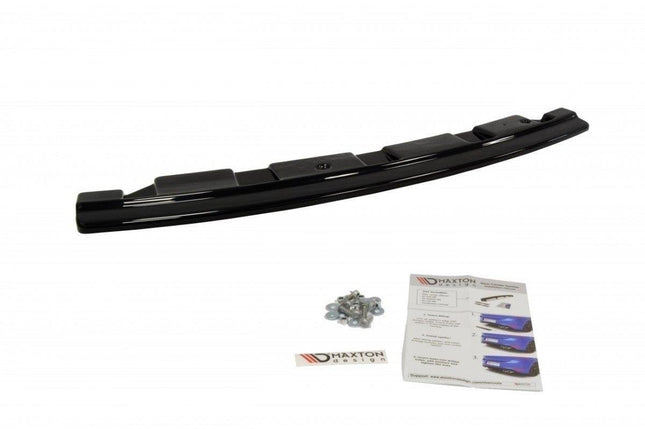 Bakre splitter (diffuser) utan vertikala stag för BMW 5-serie M-Paket F10/F11 (för två dubbla ändrör)