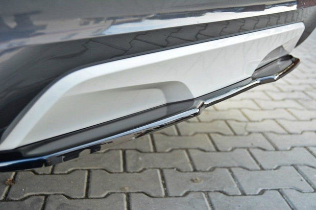 Bakre splitter (diffuser) utan vertikala stag för BMW X4 M-Paket