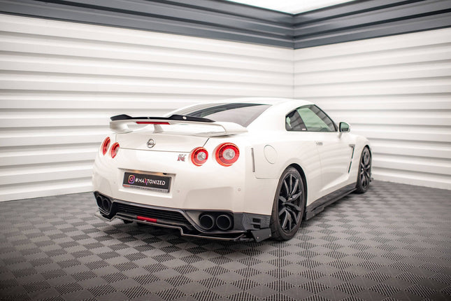 Bakre splitter (diffuser) med flaps för Nissan GTR R35 Facelift