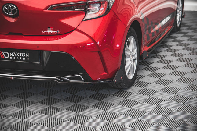 Bakre splitter (diffuser) med flaps för Toyota Corolla GR Sport Hatchback XII