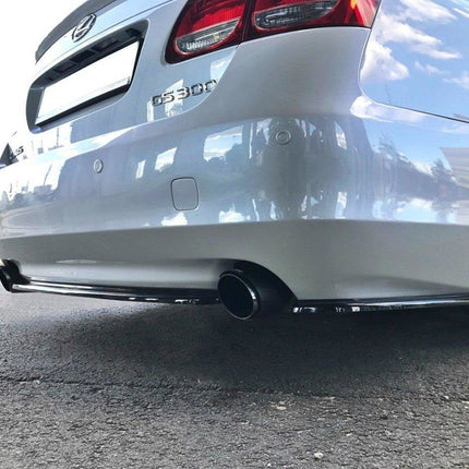 Bakre splitter utan vertikala stag för Lexus GS 300 MK3 Facelift