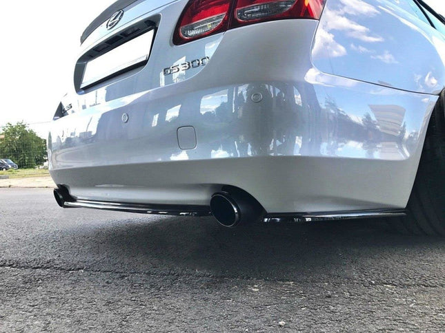 Bakre splitter (diffuser) utan vertikala stag för Lexus GS 300 MK3 Facelift