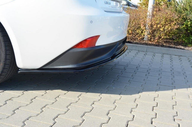 Bakre splitter (diffuser) utan vertikala stag för Lexus IS MK3 H