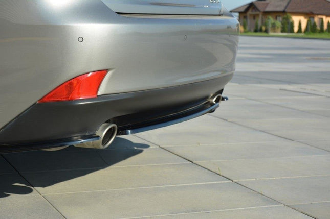 Bakre splitter (diffuser) utan vertikala stag för Lexus IS MK3 T