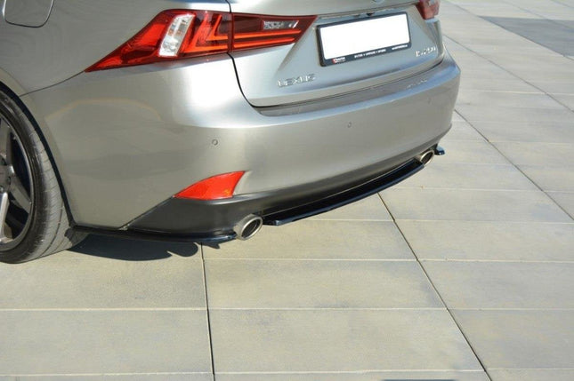 Bakre splitter (diffuser) utan vertikala stag för Lexus IS MK3 T