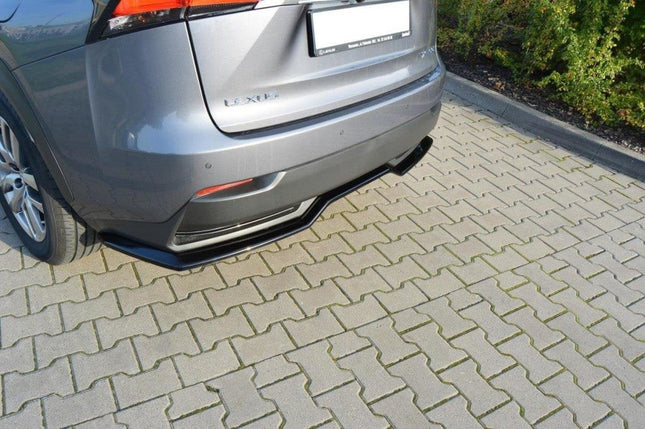 Bakre splitter (diffuser) utan vertikala stag för Lexus NX MK1 H