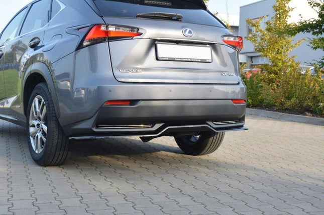 Bakre splitter (diffuser) utan vertikala stag för Lexus NX MK1 H