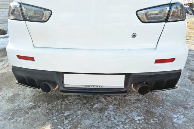 Diffuser med vertikala stag för Mitsubishi Lancer Evo X