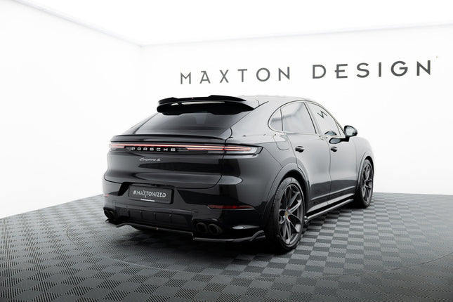 Bakre splitter (diffuser) för Porsche Cayenne Sport Design/Turbo SUV/Coupé MK3 Facelift