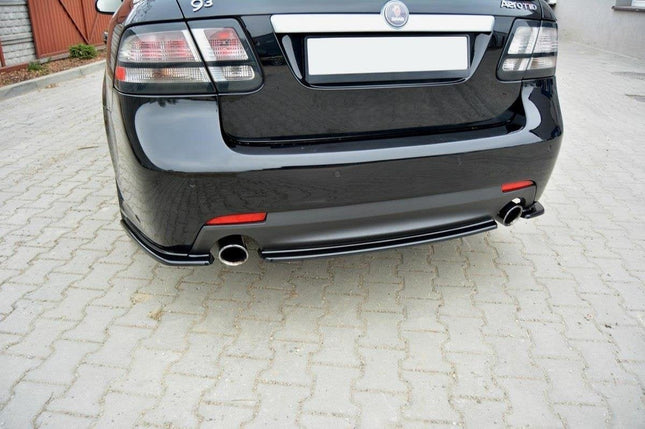 Bakre splitter (diffuser) för Saab 9-3 Aero MK2 Facelift