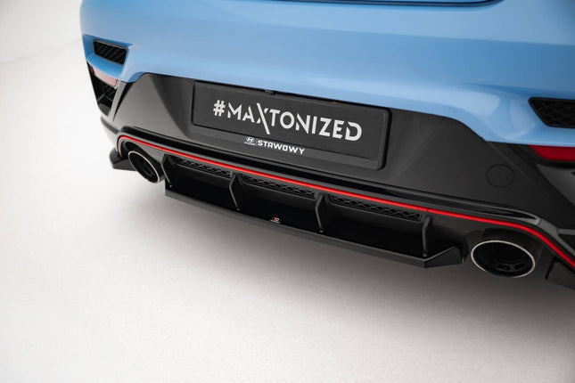 Bakre mittsplitter (diffuser) för Hyundai Veloster N MK2