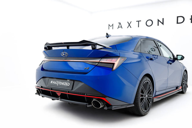 Diffuser (mittdel) med vertikala stag för Hyundai Elantra N MK7