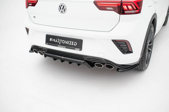 Diffuser (mittdel) med vertikala stag för VW T-Roc R MK1