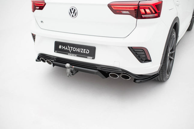 Diffuser (mittdel) med vertikala stag för VW T-Roc R MK1