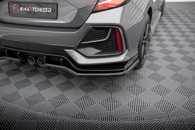 Diffuser V.1 med vertikala stag för Honda Civic Sport MK10 Facelift