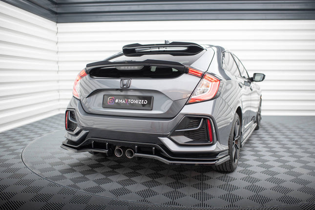 Diffuser V.1 med vertikala stag för Honda Civic Sport MK10 Facelift