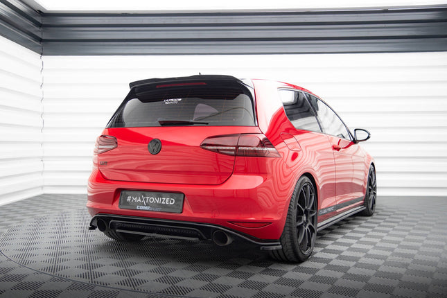 Bakre splitter (diffuser) för VW Golf MK7 GTI Clubsport
