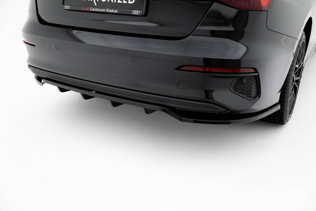 Diffuser med vertikala stag för Audi A3 Sedan 8Y