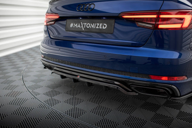 Diffuser med vertikala stag för Audi A4 Competition B9