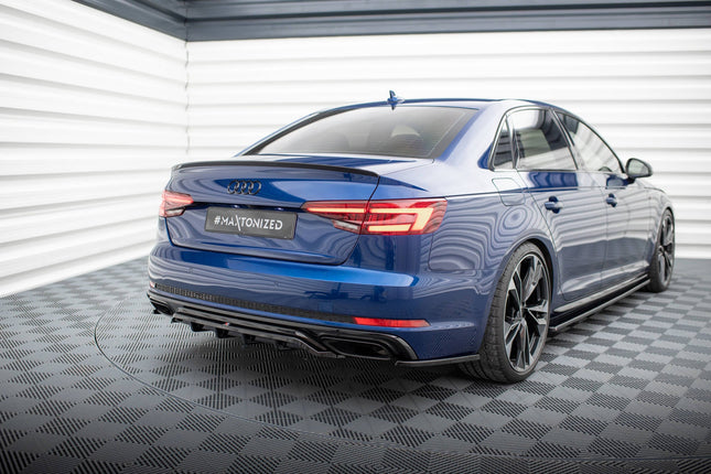 Diffuser med vertikala stag för Audi A4 Competition B9