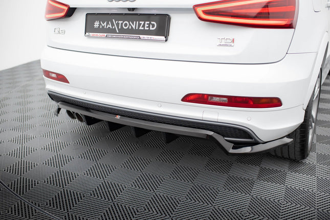 Diffuser med vertikala stag för Audi Q3 S-Line 8U