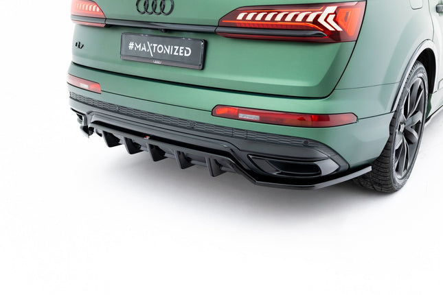 Diffuser med vertikala stag för Audi Q7 S-Line MK2 Facelift