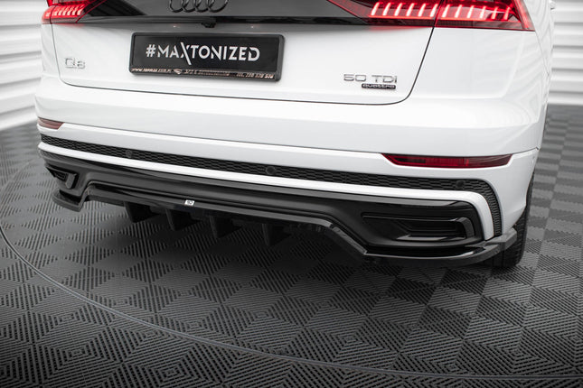 Diffuser med vertikala stag för Audi Q8 S-Line MK1