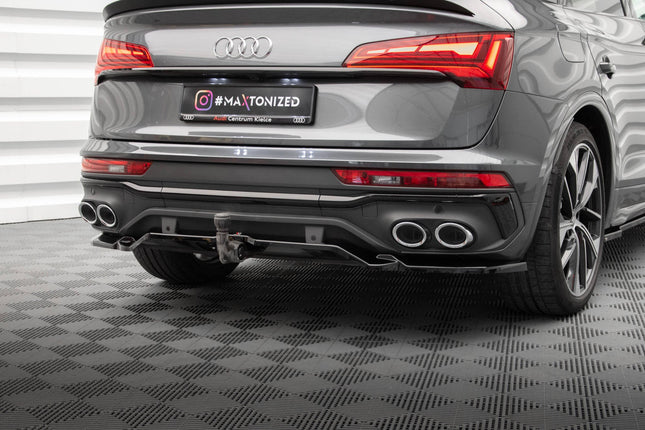 Diffuser med vertikala stag för Audi Q5 S-Line Sportback/SQ5 MK2 Facelift