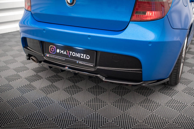 Diffuser med vertikala stag för BMW 1-serie M-Paket E87 Facelift