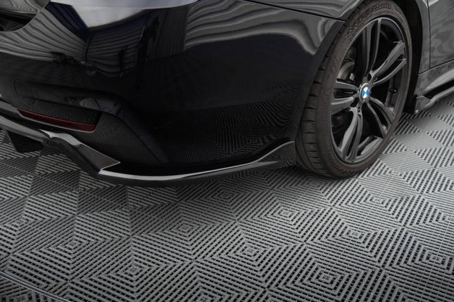 Diffuser med vertikala stag för BMW 4-serie M-Paket F32/F36/F33