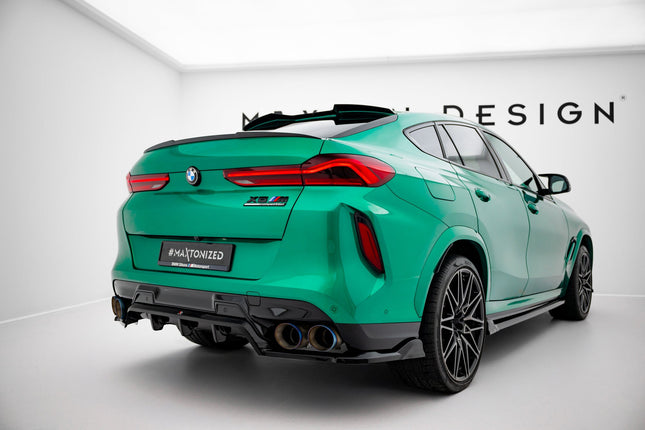 Diffuser med vertikala stag för BMW X6 M F96 Facelift
