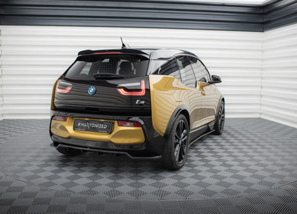 Bakre splitter med vertikala stag för BMW i3 S MK1 Facelift